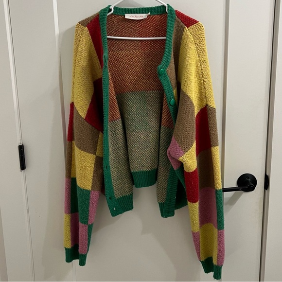 Lisa Says Gah Lauda Cardigan in Disco Check - Picture 3 of 7